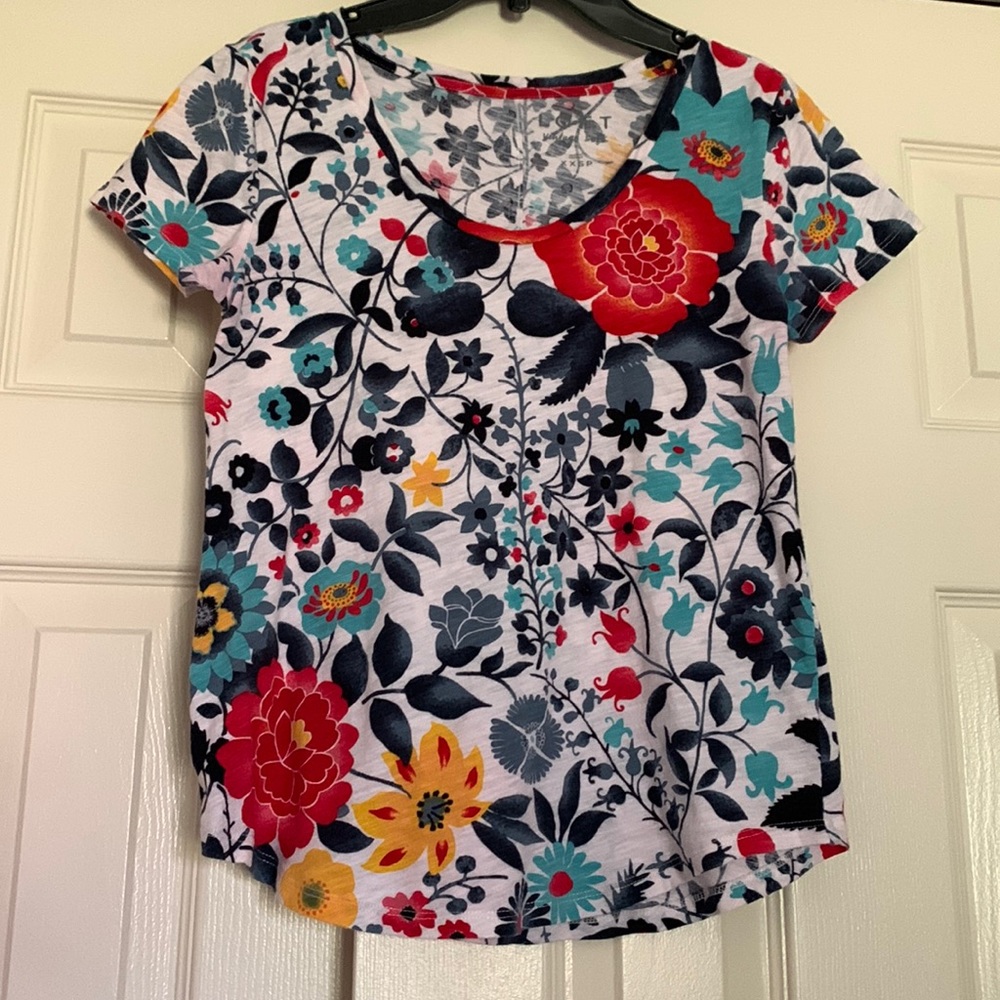 Loft Vintage Soft XXSP Floral Print Tee